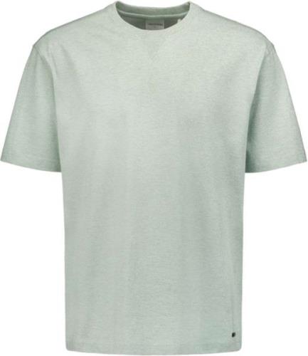 No Excess T-shirt korte mouw ronde hals melange mint