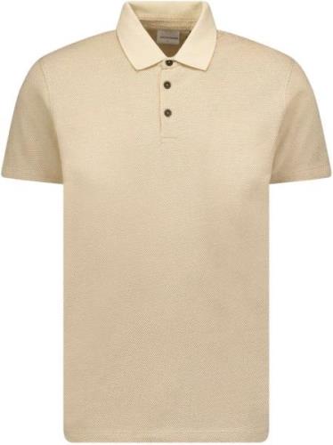 No Excess Polo korte mouw jacquard desert