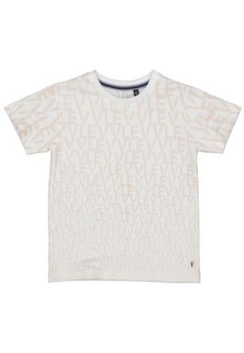 Levv Jongens t-shirt mark aop white text