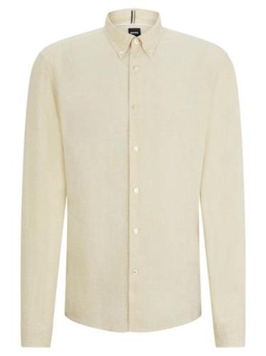 Hugo Boss Regular fit linnen shirt