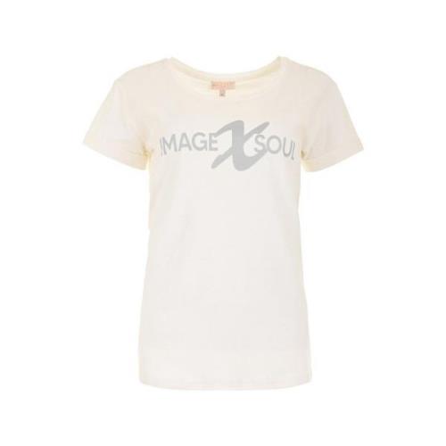 Maicazz T-shirt yssa offwhite-silver