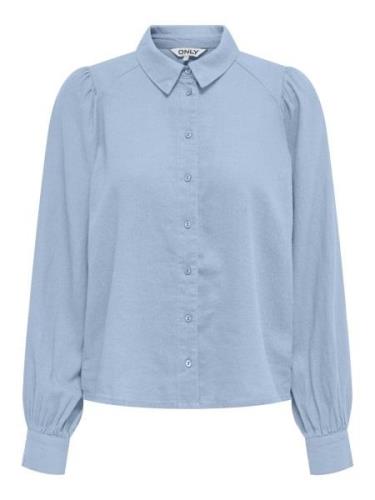 Only Onlcaro l/s linen bl puff shirt cc