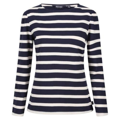 Regatta Dames federica stripe t-shirt met lange mouwen