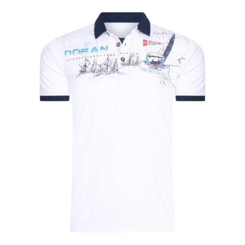 Marco Cassette Mcl heren poloshirt print 39210