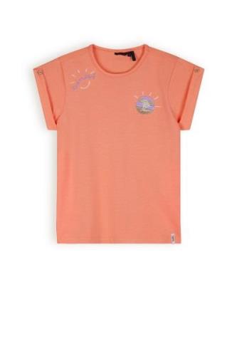 NoNo Meisjes t-shirt basic kiki lobster