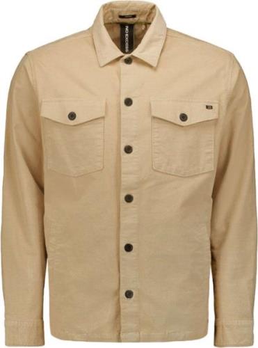 No Excess Overshirt button closure structure stone