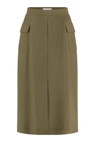 Studio Anneloes Lucy bonded cargo skirt army