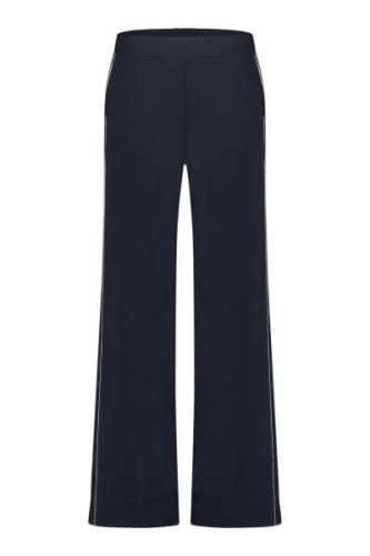 Studio Anneloes Cilou piping trousers navy