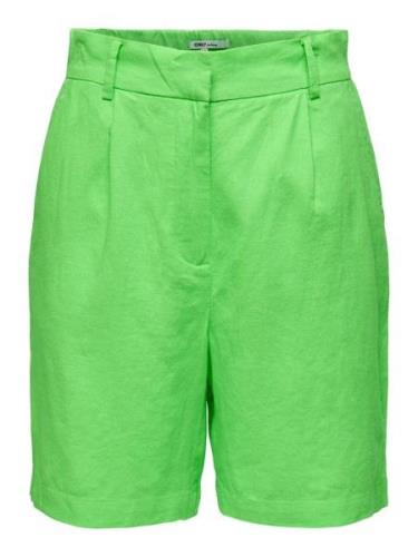 Only Onlcaro hw long linen blend shorts -