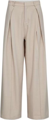 Co'Couture Nancycc pleat long pant bone