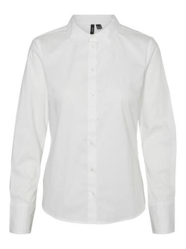 Vero Moda Vmanna ls fitted shirt wvn ga noos off-white