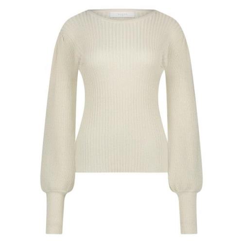 Nukus Mullberry pullover lurex zand