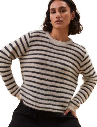 By-Bar Amsterdam Gwen thin stripe pullover sand