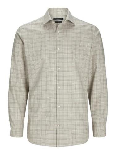 Jack & Jones Jprblaparker check ls shirt sn zand dessin