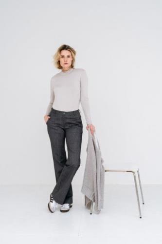 Zizo Brandy broek grey pinstripe