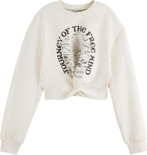 Scotch & Soda Chest artwork modal sweatshirt with black grey