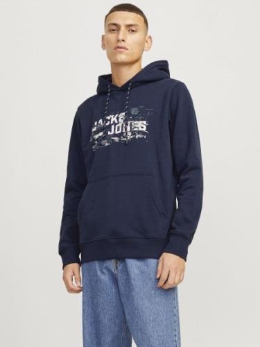 Jack & Jones Jcooutdoor logo sweat hood sn