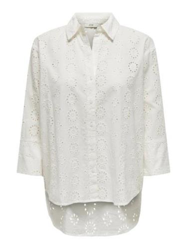 Jacqueline de Yong Jdytallie 34 long shirt wvn noos off-white