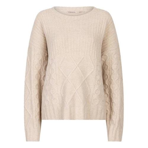 Esqualo Sweater f24-18504 biscuit