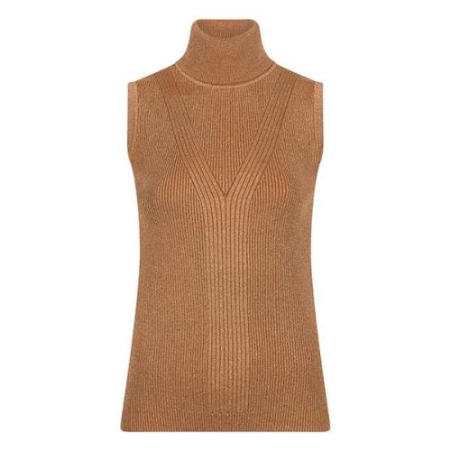 Esqualo Top f24-31500 caramel