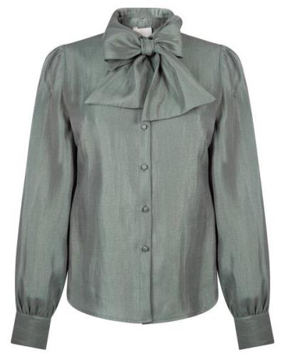 Aaiko Blouse lange mouw veronne tie shimm