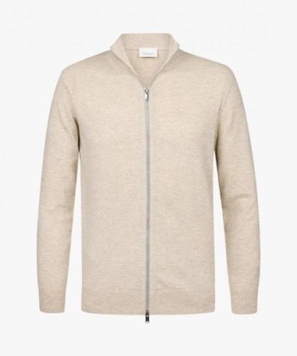 Profuomo Ppvj30025a f - cardigan full zip beige - profu