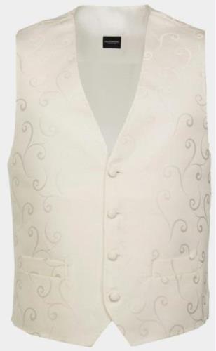 Masterhand Gilet trouw gilet creme met werkje 900.0477.7185.005/10