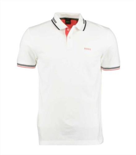 Hugo Boss Polo paul s24 naturel wit