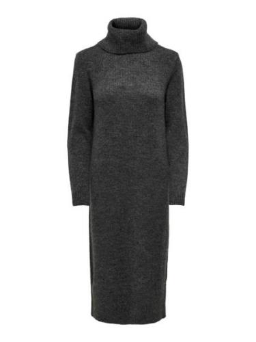 Only Onlbrandie ls rollneck dress knt n antraciet