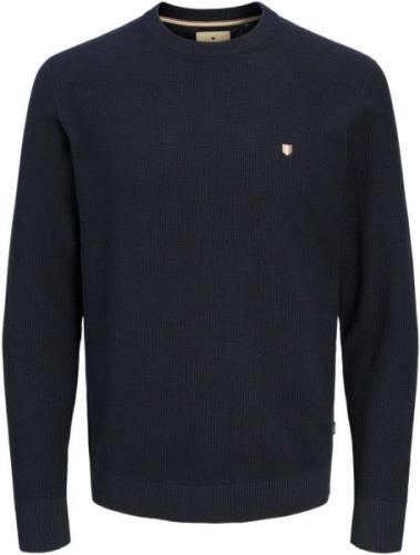 Jack & Jones Jprblurony knit crew neck maritime blue/mariti