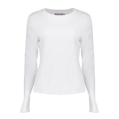 Geisha 42611-41 000 t-shirt rib long sleeves white