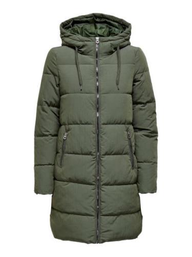 Only Onldolly long puffer coat otw noos army