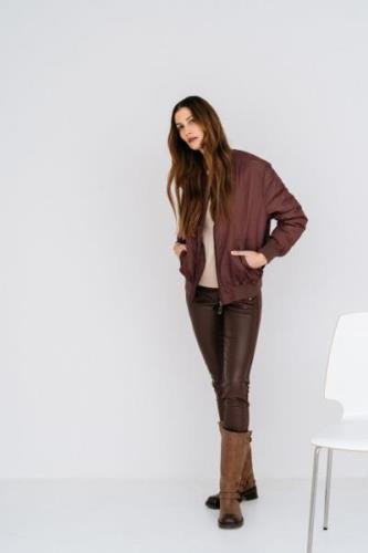 Zizo Broek juul vegan leather choco