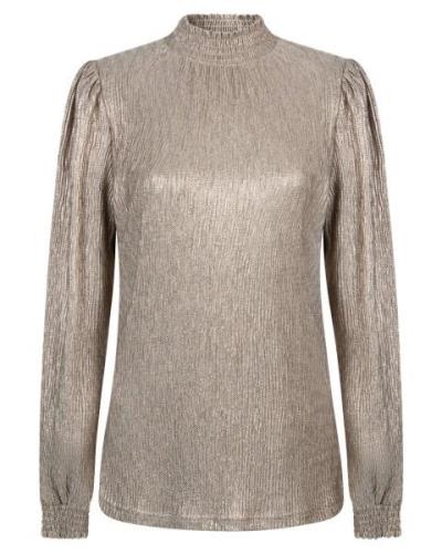 Aaiko Blouse lange mouw tory metallic