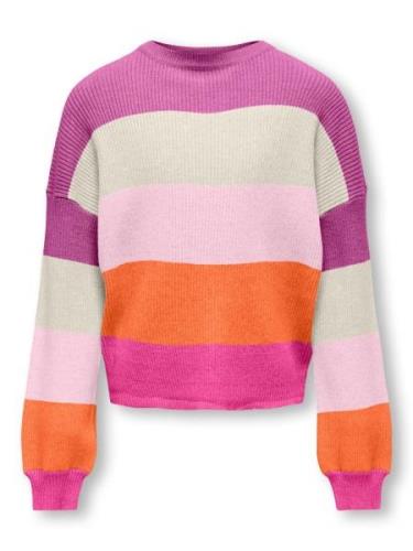 Only Konsandy l/s stripe pullover cp knt