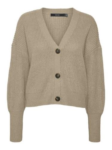 Vero Moda Vmlea ls v-neck cuff cardigan noos camel