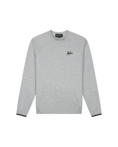 Malelions Sport counter sweater 2.0 grey mel ms2-aw24-39-902