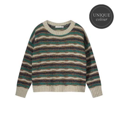 Summum 7s5853-8003 sweater multi colour alpaca lurex knit