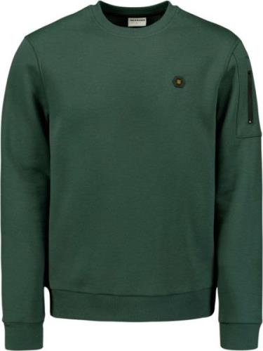 No Excess Sweater crewneck dark green