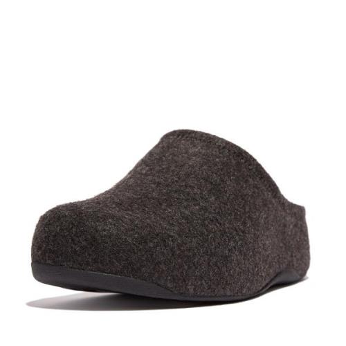 FitFlop Shuv cushy felt clog slippers