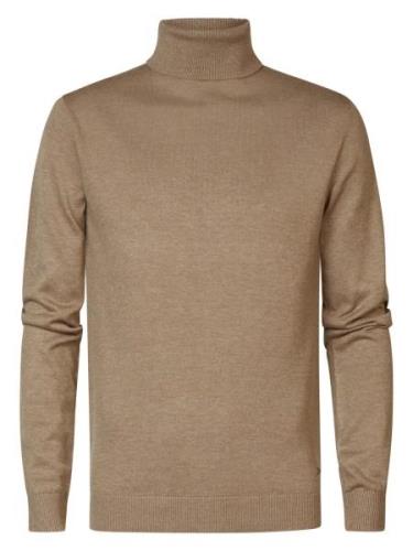 Petrol Industries M-3040-kwc260 knitwear collar basic camel