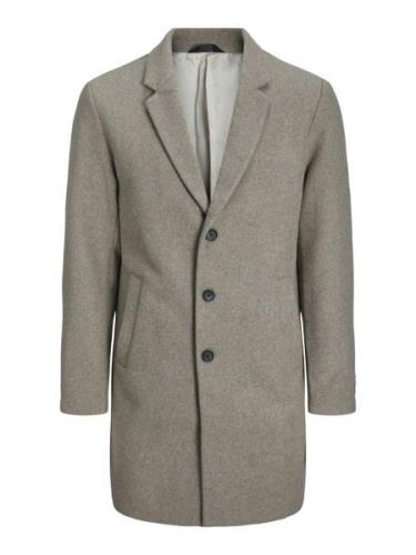 Jack & Jones Jjeharrison wool coat sn licht