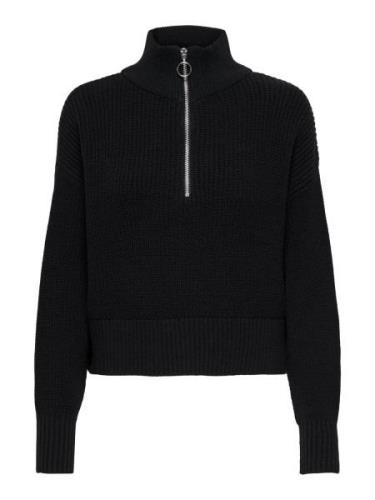 Only Onlfolly ls high neck half zip knt