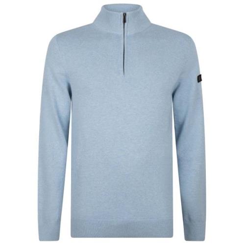 PRESLY & SUN Lewis zip knitted pullover