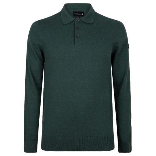 PRESLY & SUN Brad long sleeve knitted polo