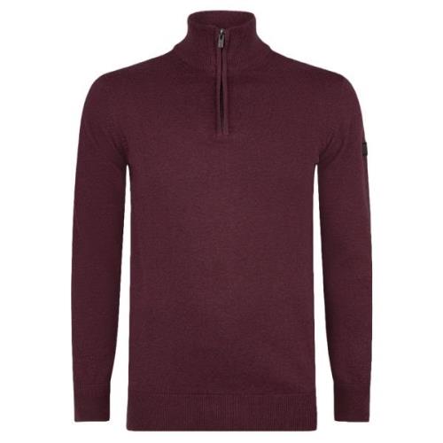 PRESLY & SUN Lewis zip knitted pullover