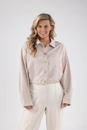 Nukus Newport blouse sand