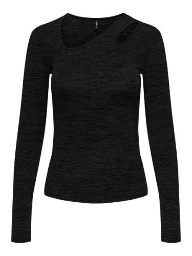 Only Onlroma l/s shine cut-out top jrs