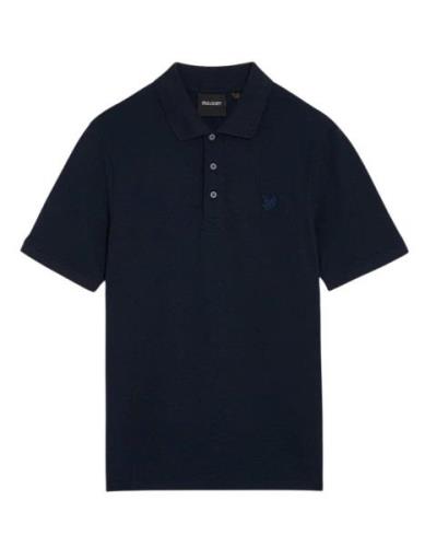 Lyle and Scott Lyle&scott tonal eagle polo shirt polos sp400ton