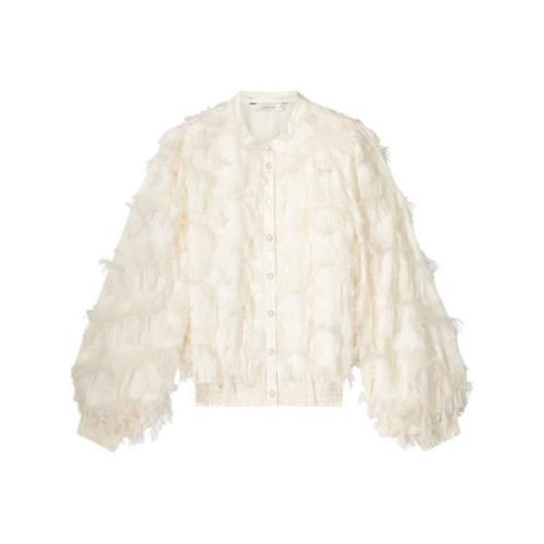 Summum 2s3189-12066 blouse fringe fluffy